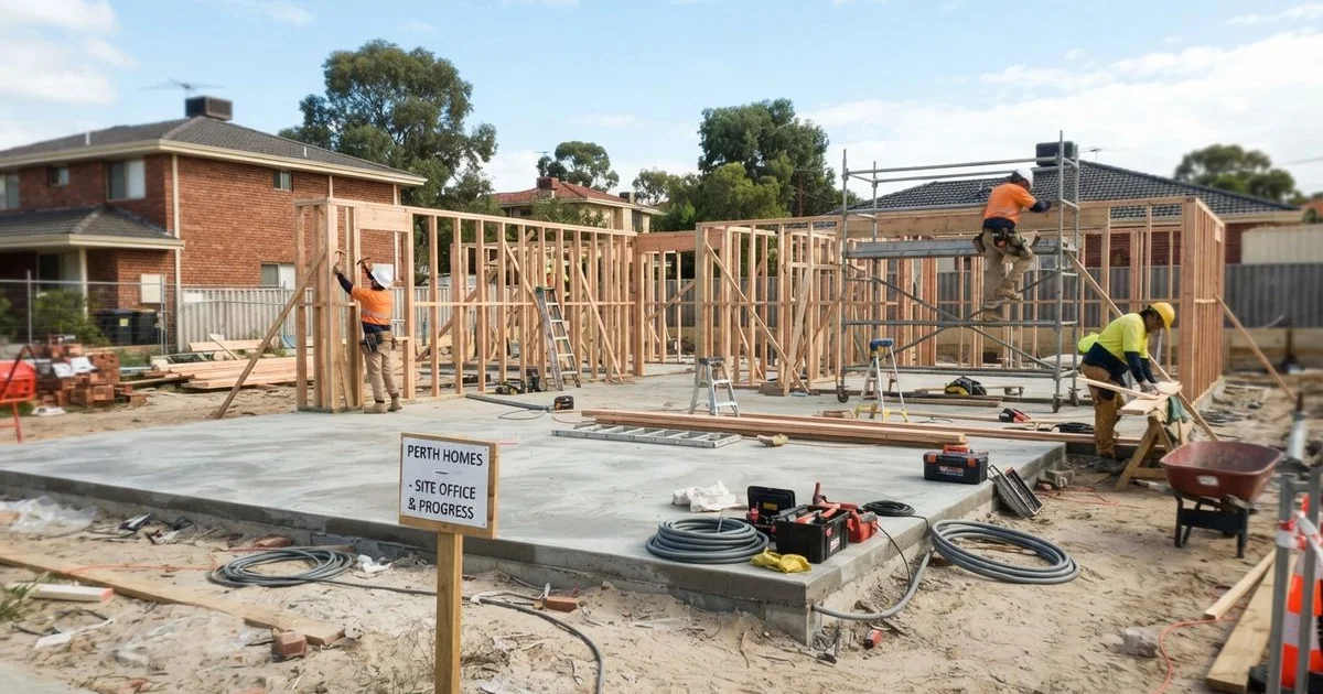 Building a new home in Perth: the process from site start to handover